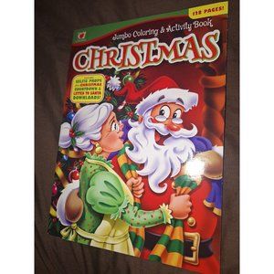 Brand New Kids Merry Christmas Santa's Holiday Coloring & Activity Book